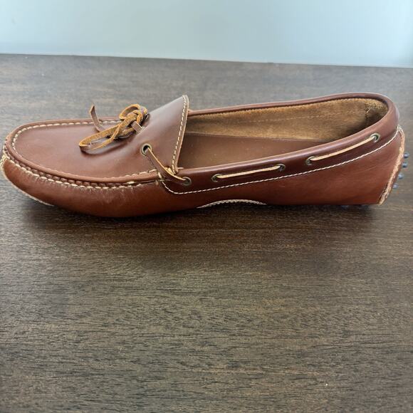 Cole Haan Gunnison 1 Eye Driver Moccasins Men's Shoe 10D Tie Leather Cushioned - Picture 5 of 16